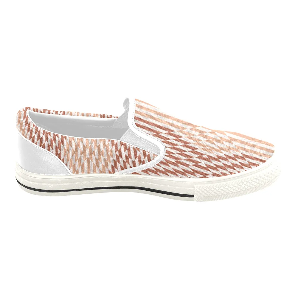 Buy Kids Checkers Print Canvas Slip-on Shoes at TFS