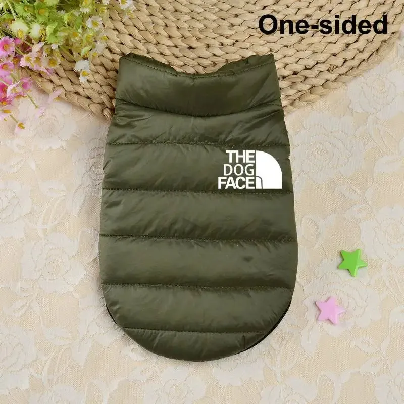 Double Sided Dog Coat Winter Warm Pet Dog Clothes For Small Medium Dogs Vest Chihuahua Clothing Soft Puppy Costumes Ropa Perro