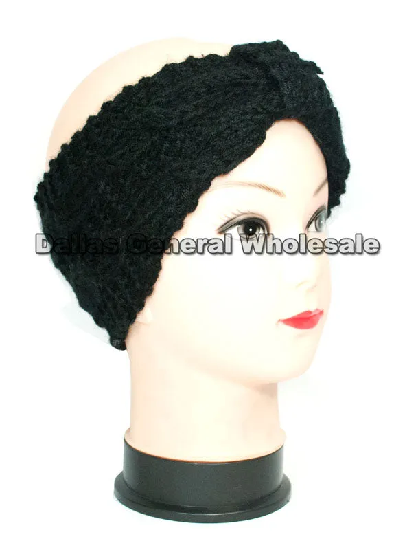 Ladies 2 Way Fashion Winter Headbands Wholesale