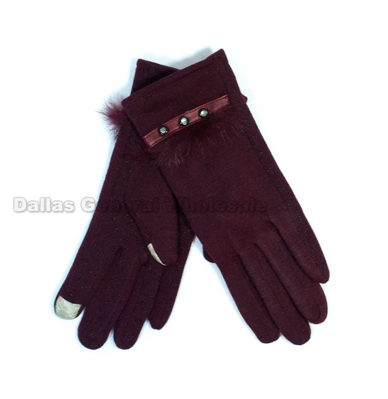 Ladies Fashion Thermal Gloves Wholesale
